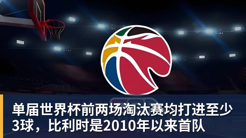 mk体育单届世界杯前两场淘汰赛均打进至少3球，比利时是2010年以来首队