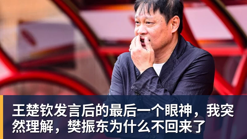 王楚钦发言后的最后一个眼神，我突然理解，樊振东为什么不回来了